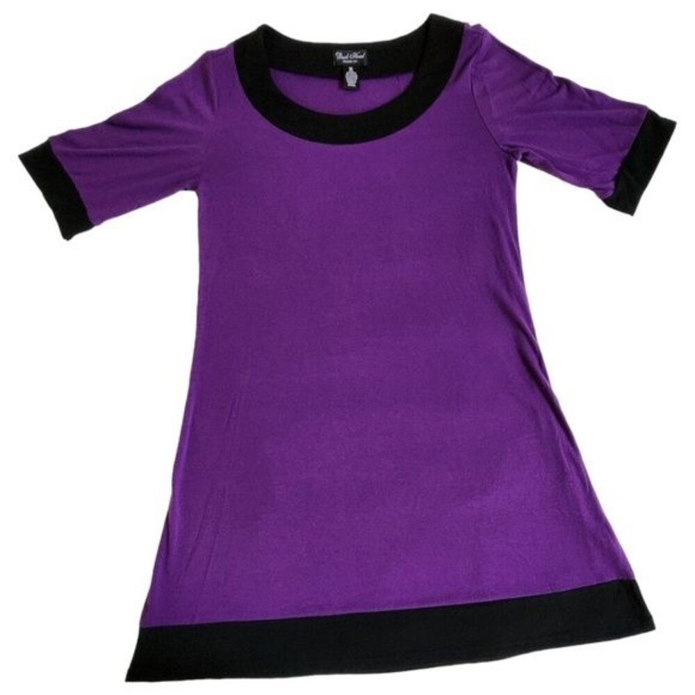 Duck Head Jeans Co purple black dress sz M